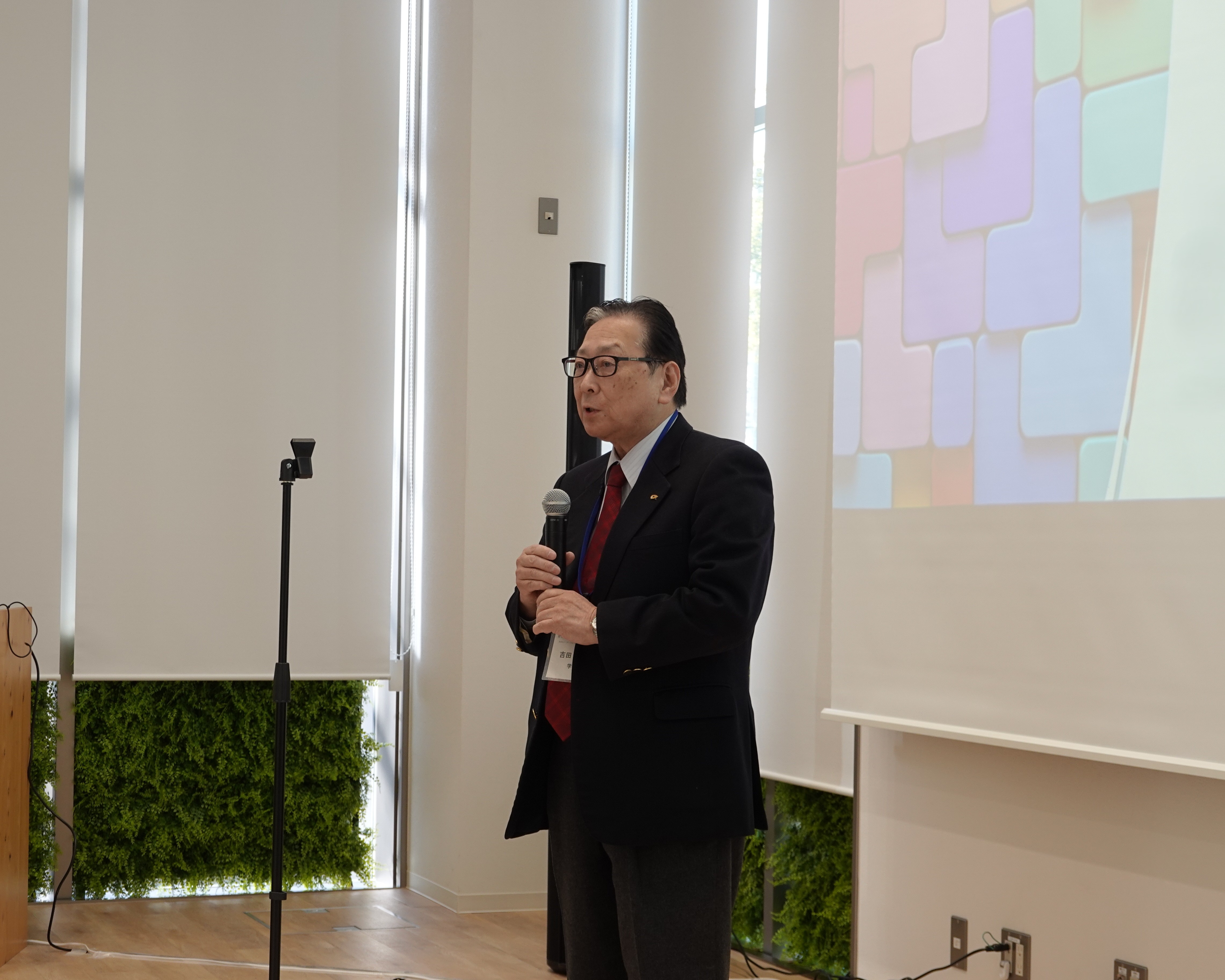 学長による開会挨拶